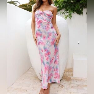 Hello Molly Strapless Maxi Dress